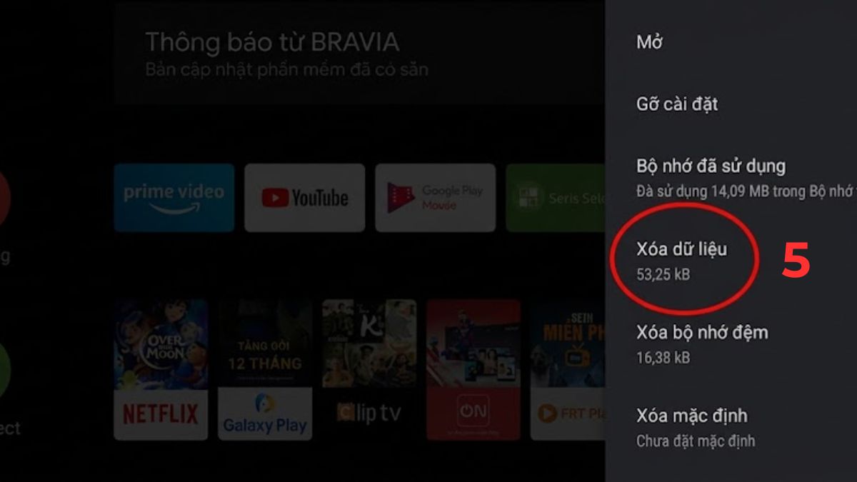 Xóa cache và dữ liệu ứng dụng YouTube để khắc phục tình trạng không vào được ứng dụng