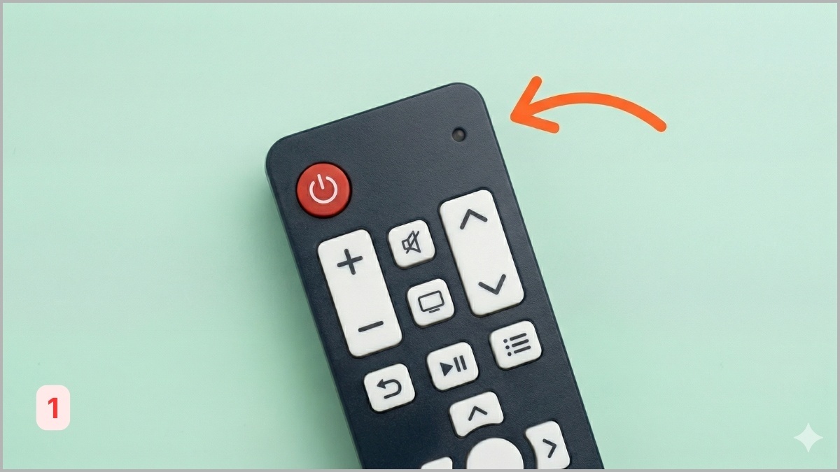 Quan sát đèn tín hiệu trên điều khiển để biết còn hoạt động hay không