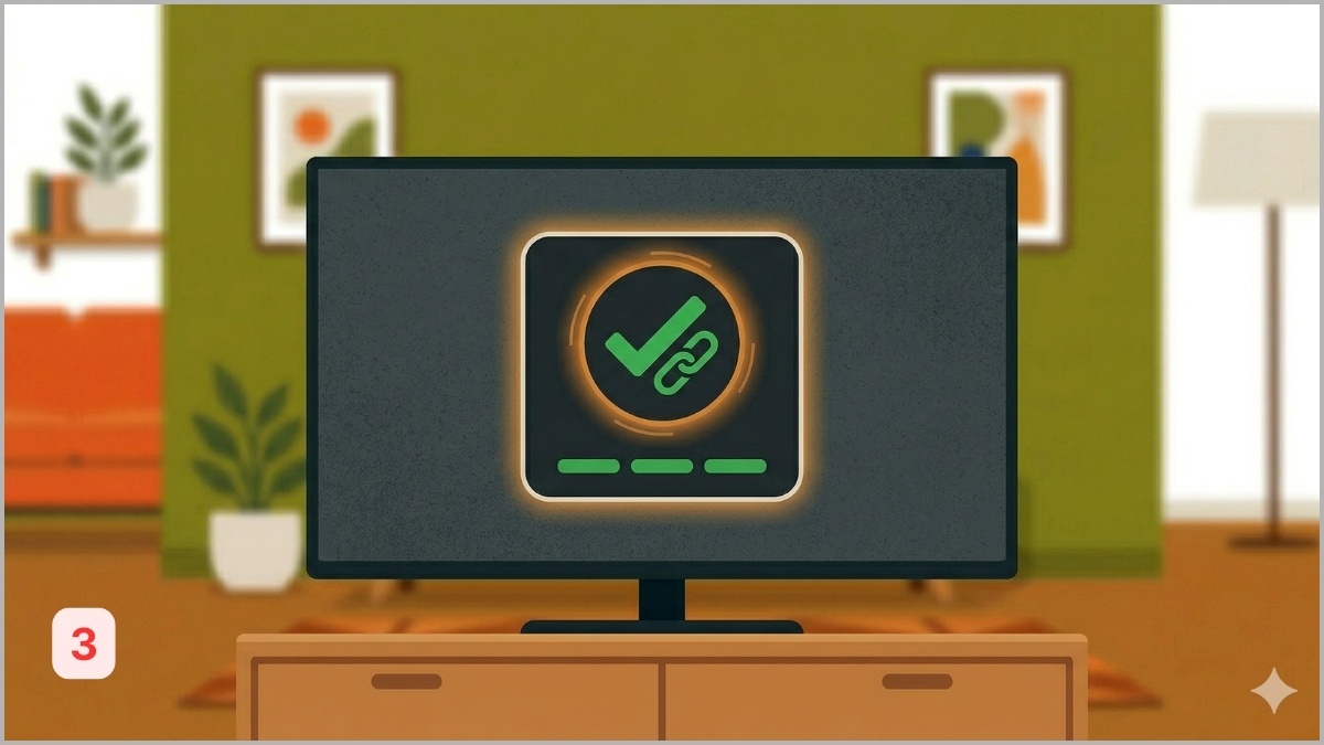 Chờ tới khi ghép nối thành công remote với TV