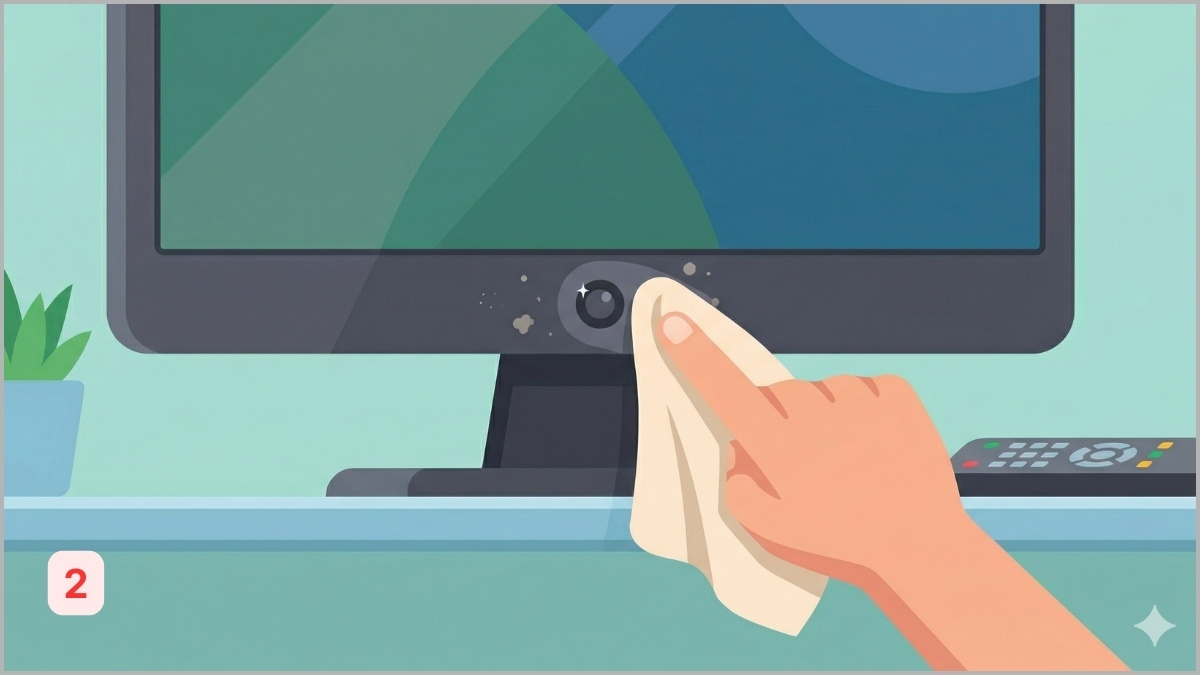 Kiểm tra mắt nhận tín hiệu (mắt thần) trên tivi