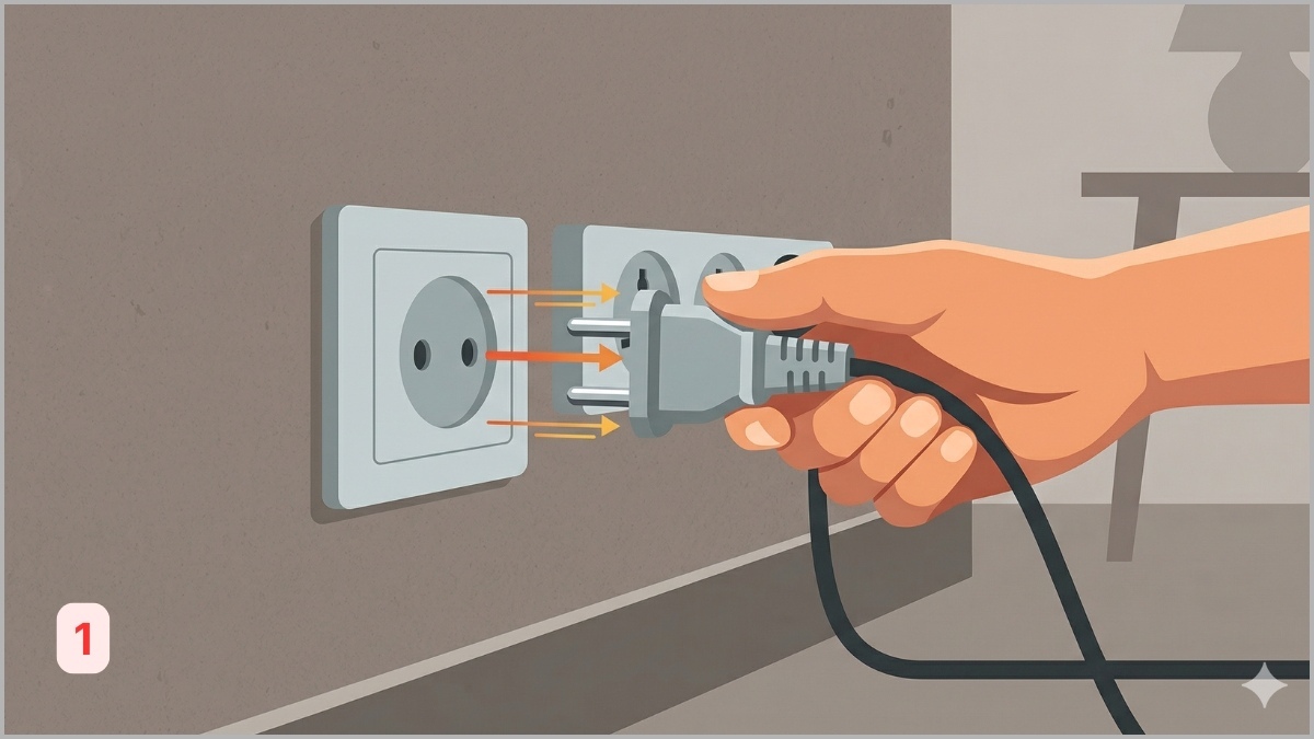 Khởi động lại (reset mềm) tivi