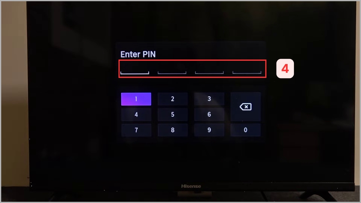 Kiểm tra tính năng khóa điều khiển của TV