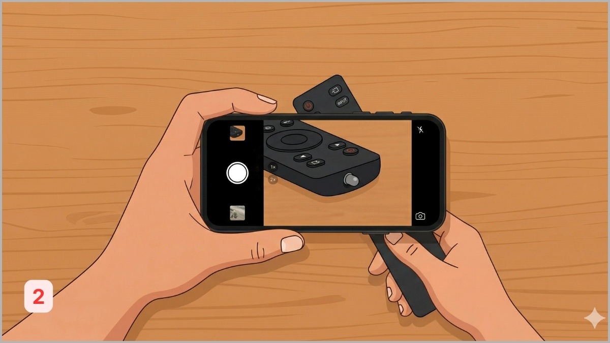 Kiểm tra tín hiệu hồng ngoại bằng camera điện thoại để biết còn hoạt động hay không