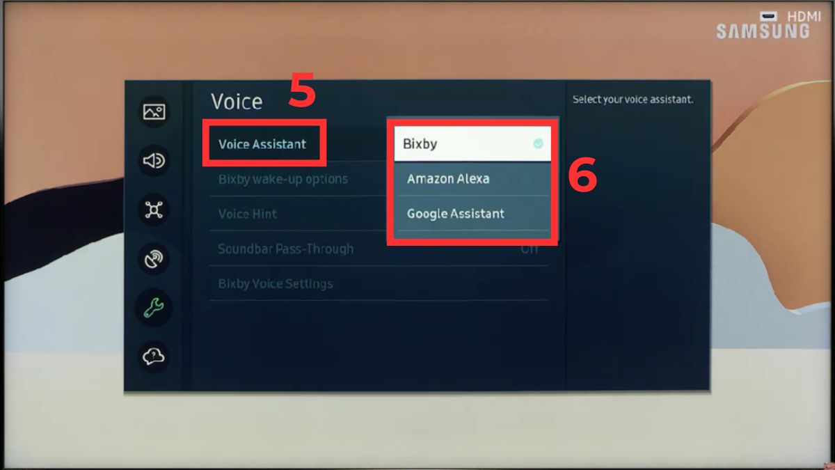 Cách bật giọng nói trên Smart TV Samsung