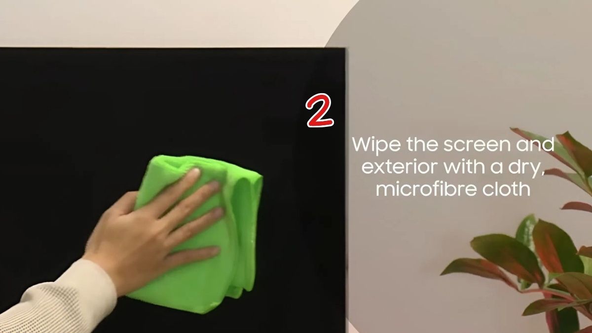 Vệ sinh màn hình bằng quy trình “Khô – Sạch – Nhẹ”