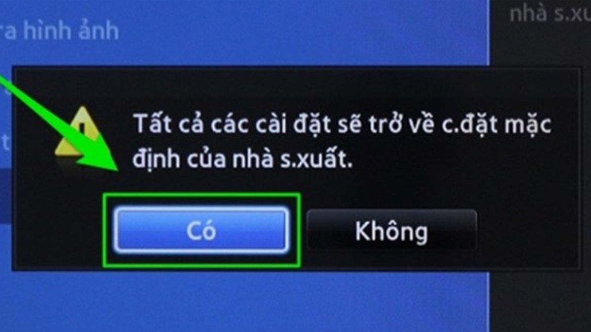Khôi phục cài đặt gốc
