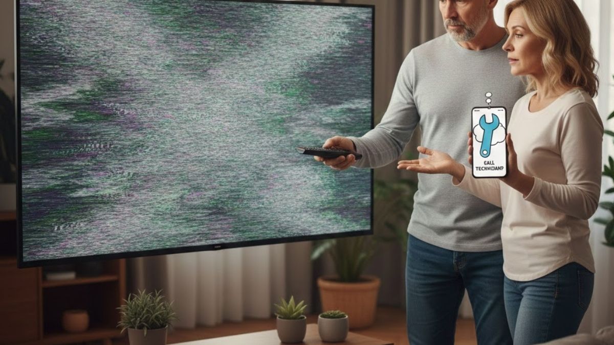 Khi nào cần gọi kỹ thuật viên sửa tivi Samsung bị nhiễu màn hình?