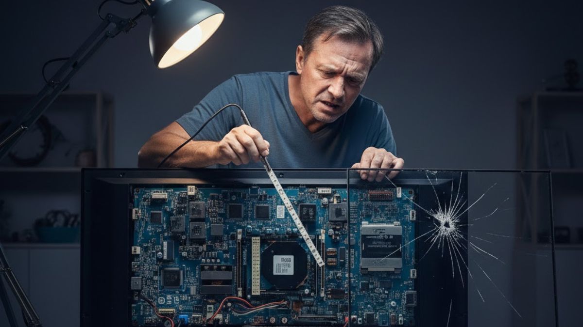 [Cảnh báo] Rủi ro khi tự thay LED tivi tại nhà