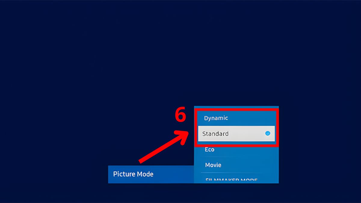Điều chỉnh lại chế độ hiển thị trên tivi