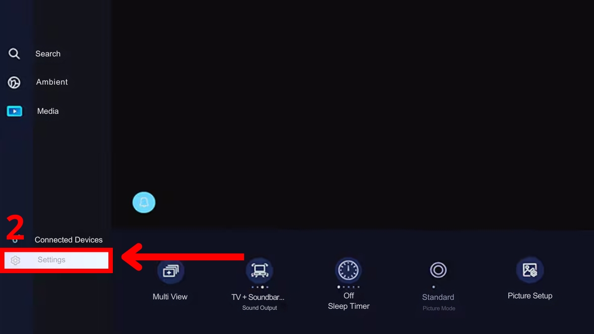 Điều chỉnh lại chế độ hiển thị trên tivi