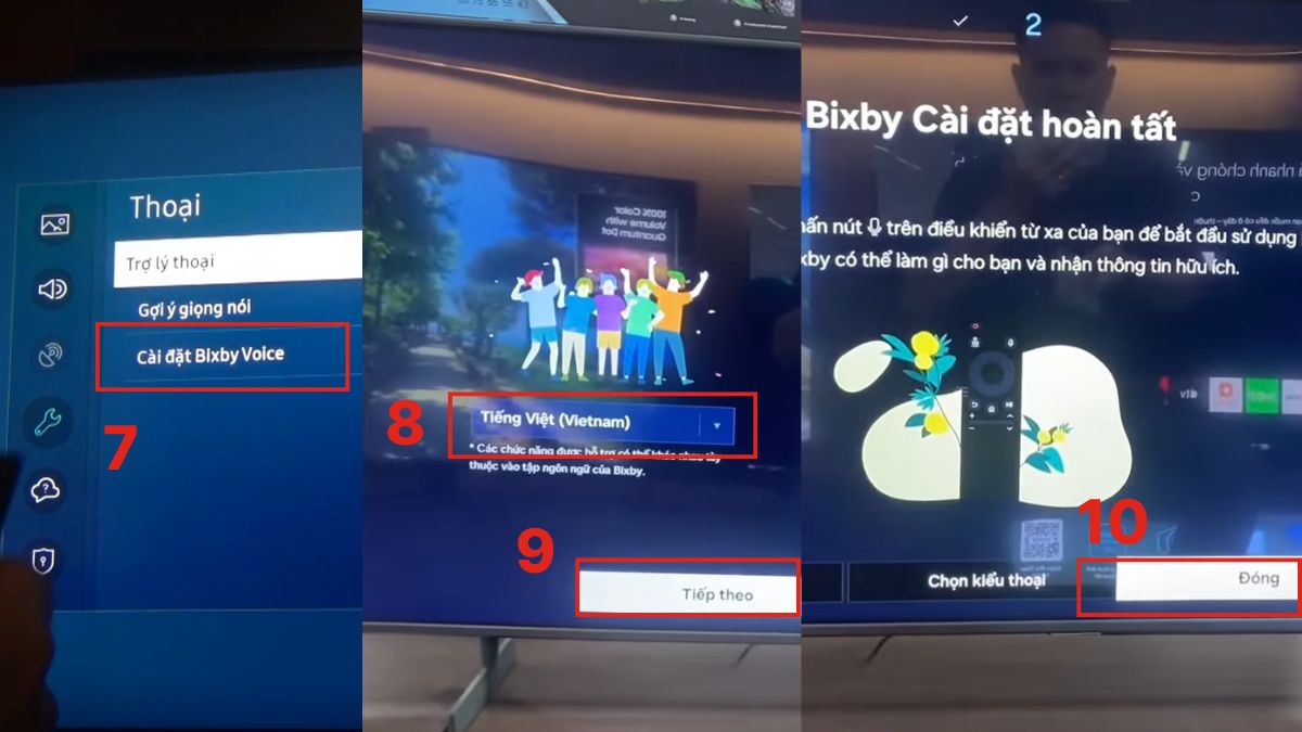 Kiểm tra và kích hoạt trợ lý ảo Bixby