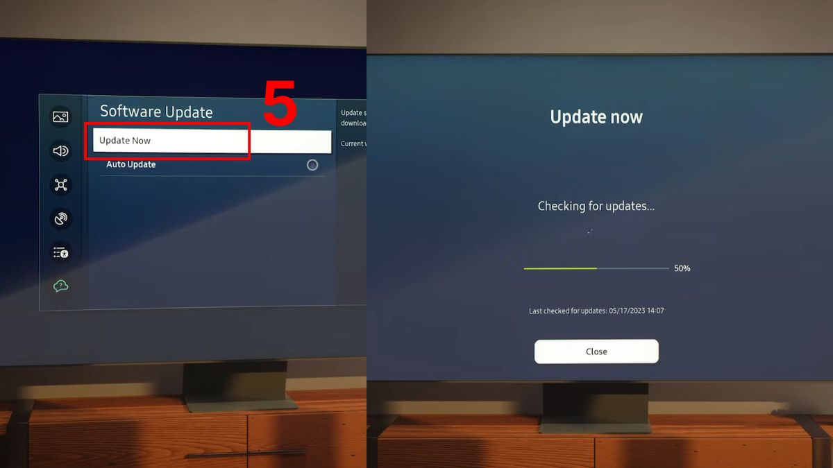 Cập nhật phần mềm tivi Samsung
