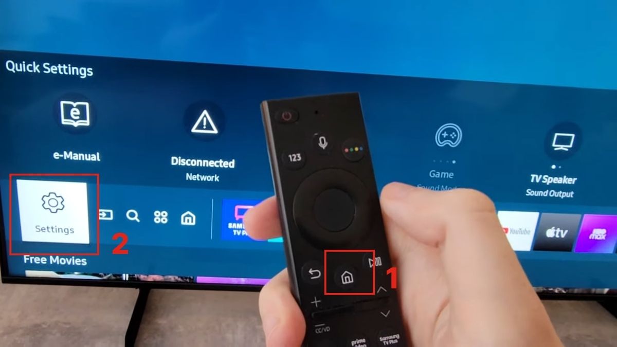 Thiết lập lại ngôn ngữ và vùng cho tivi