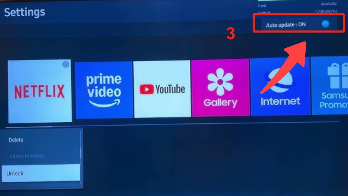 Cập nhật ứng dụng bị lỗi