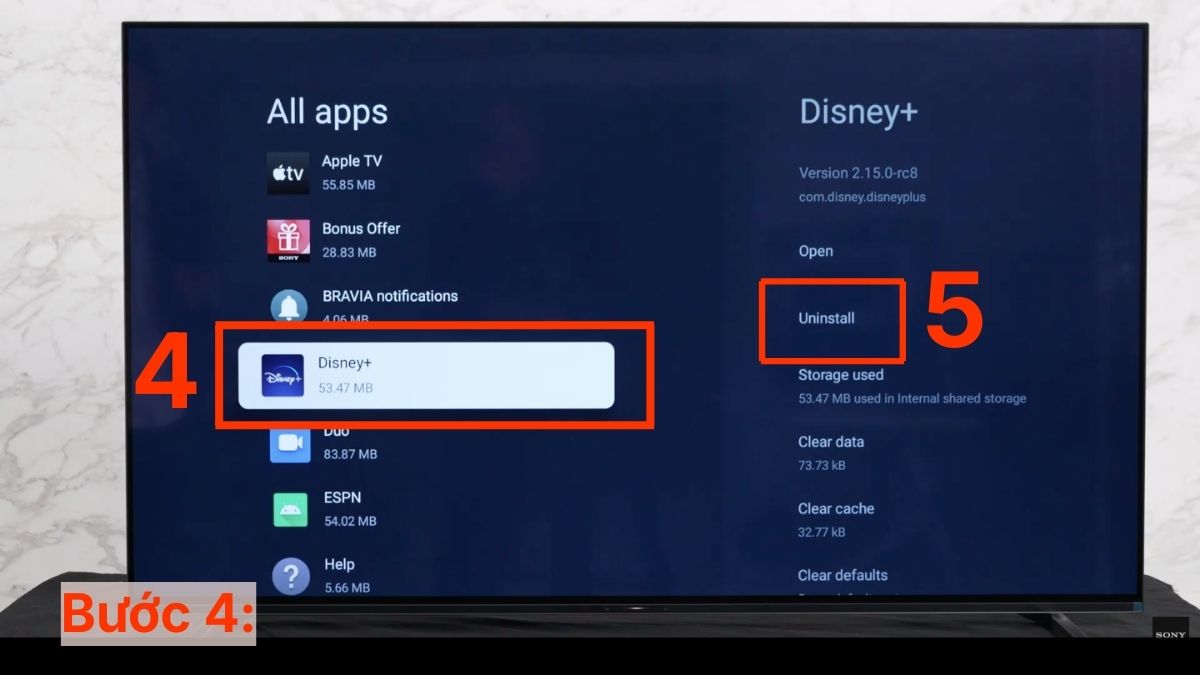 Gỡ và cài đặt lại ứng dụng