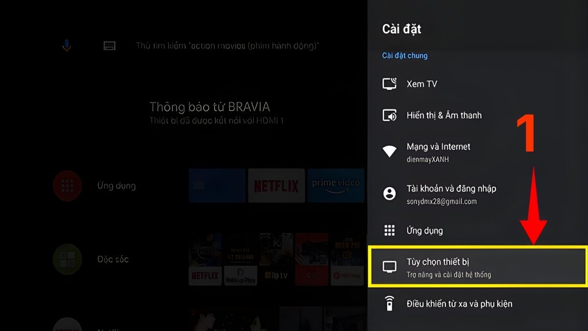 Cập nhật phần mềm (firmware) tivi Sony