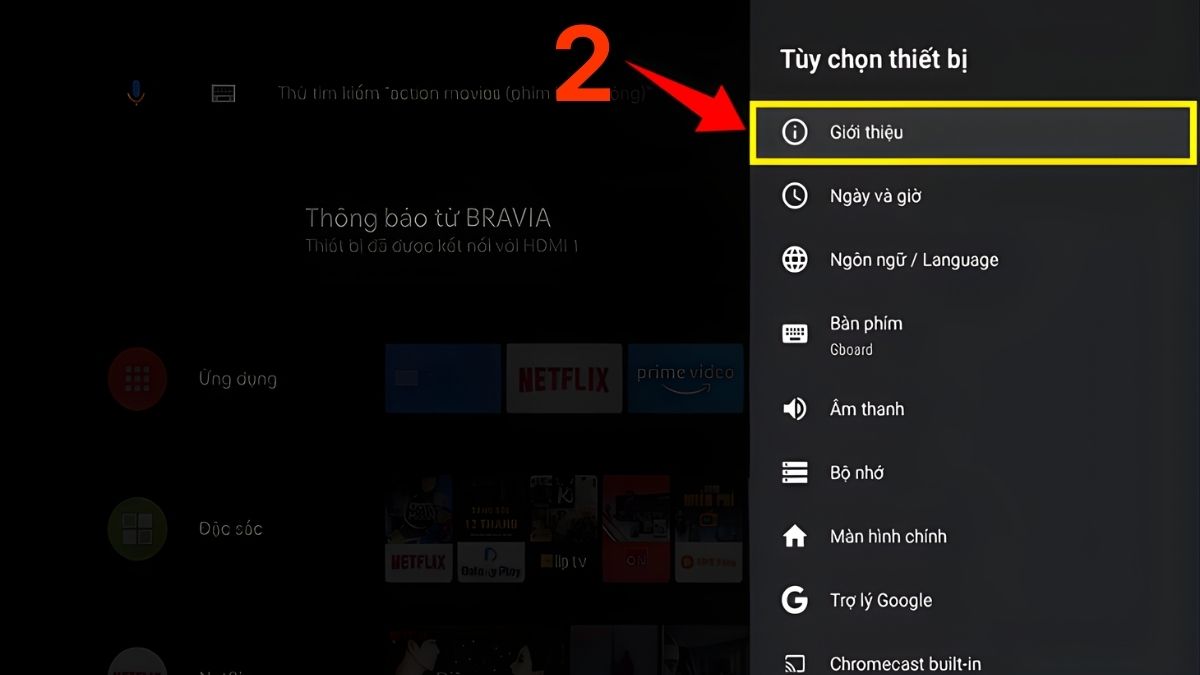 Cập nhật phần mềm (firmware) tivi Sony