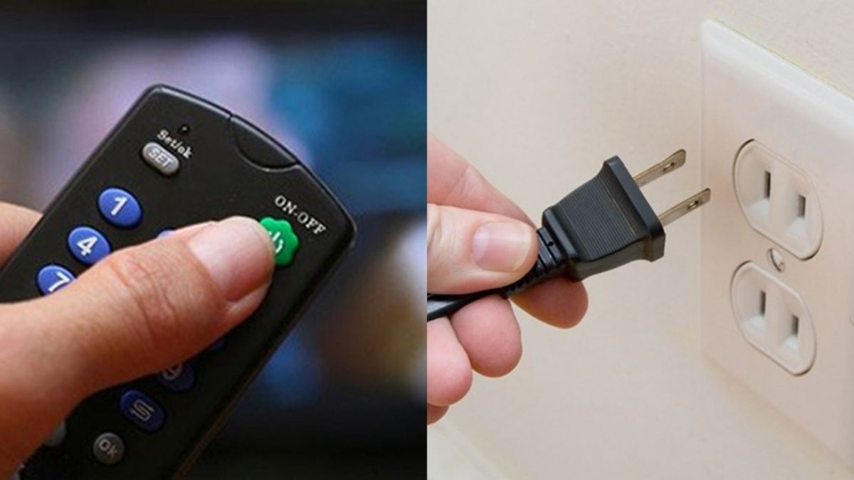 Khởi động lại và reset nguồn tivi