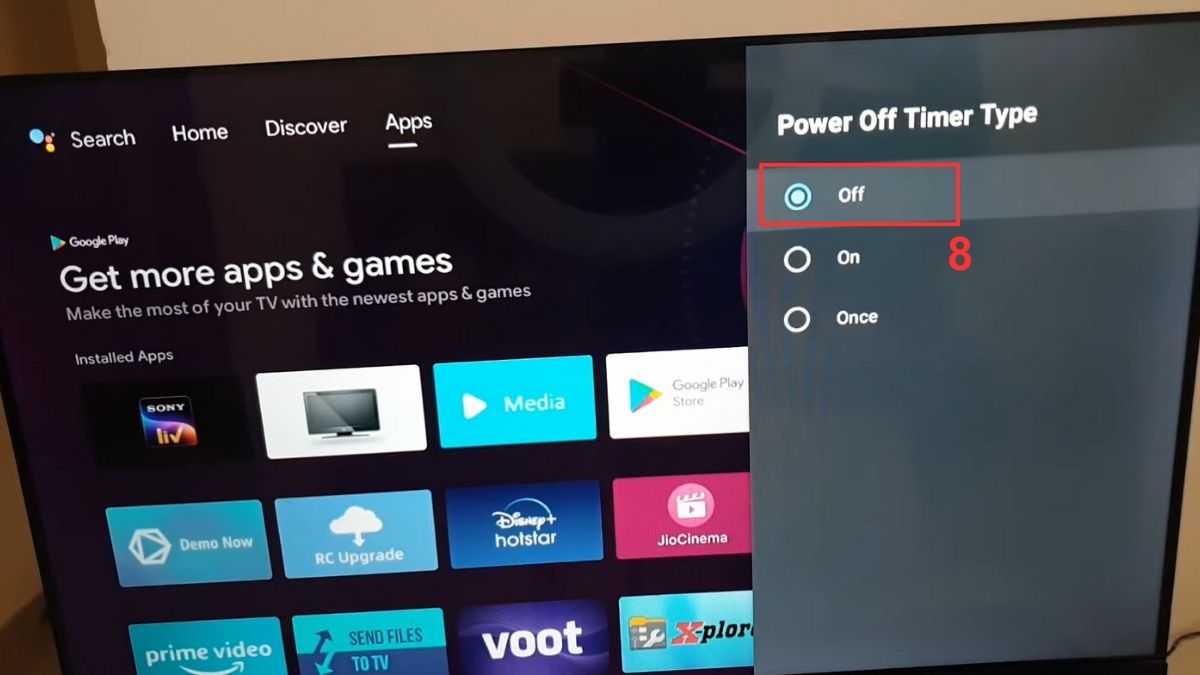 Tắt chế độ hẹn giờ và tiết kiệm điện