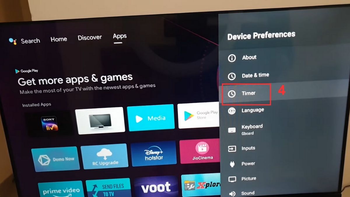 Tắt chế độ hẹn giờ và tiết kiệm điện