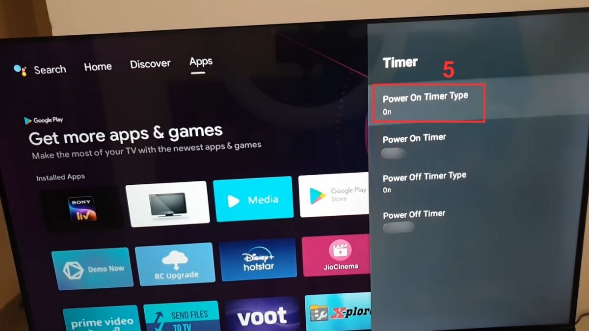 Tắt chế độ hẹn giờ và tiết kiệm điện