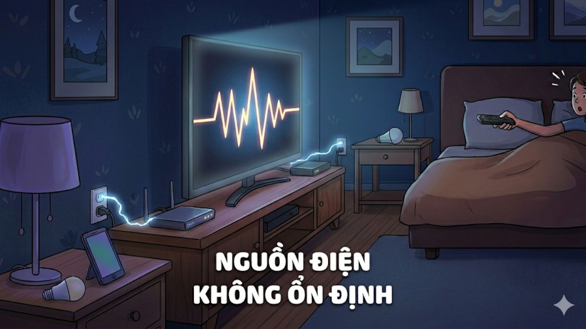 Nguồn điện không ổn định