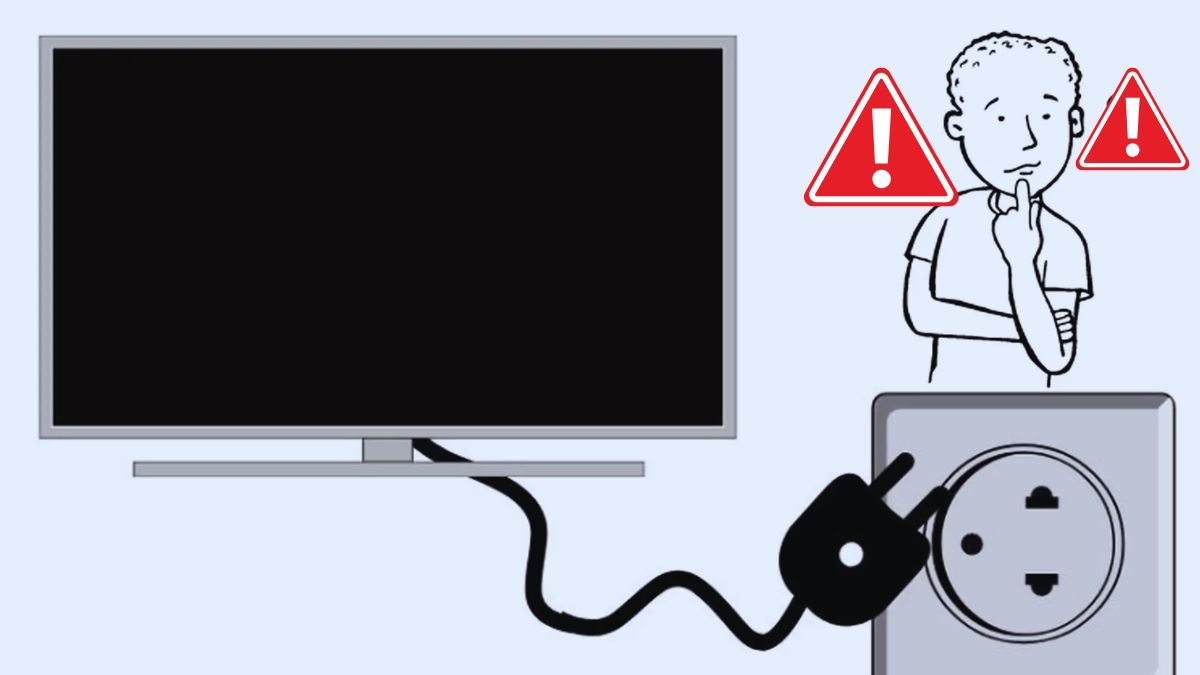 Nguồn điện cấp cho tivi không ổn định