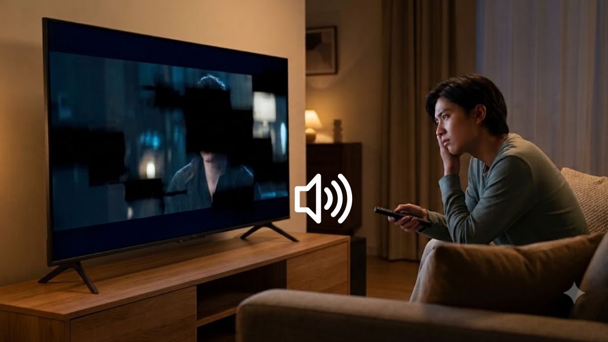 Tivi nháy nhưng vẫn có tiếng