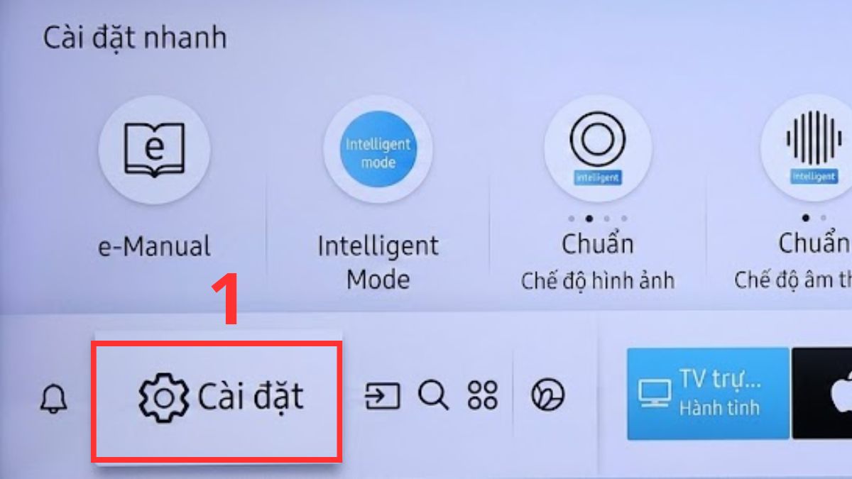 Kiểm tra trong phần Cài đặt của TV để biết tivi có hỗ trợ Bluetooth hay không