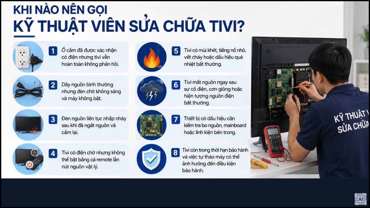 Những thao tác tuyệt đối không nên tự thực hiện tại nhà