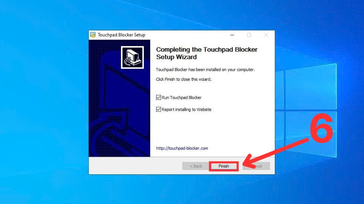 Cách cài đặt phần mềm Touchpad Blocker