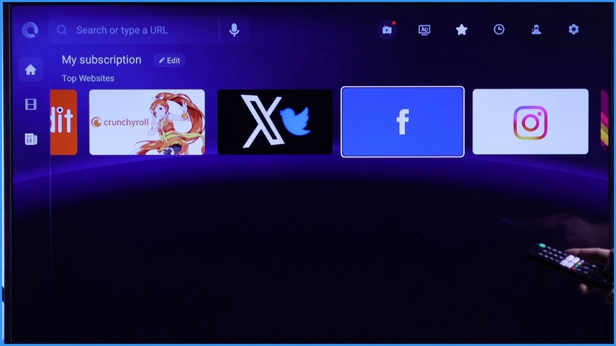 Cài đặt trình duyệt khác là một giải pháp thay thế khi trình duyệt mặc định trên tivi Sony bị lỗi