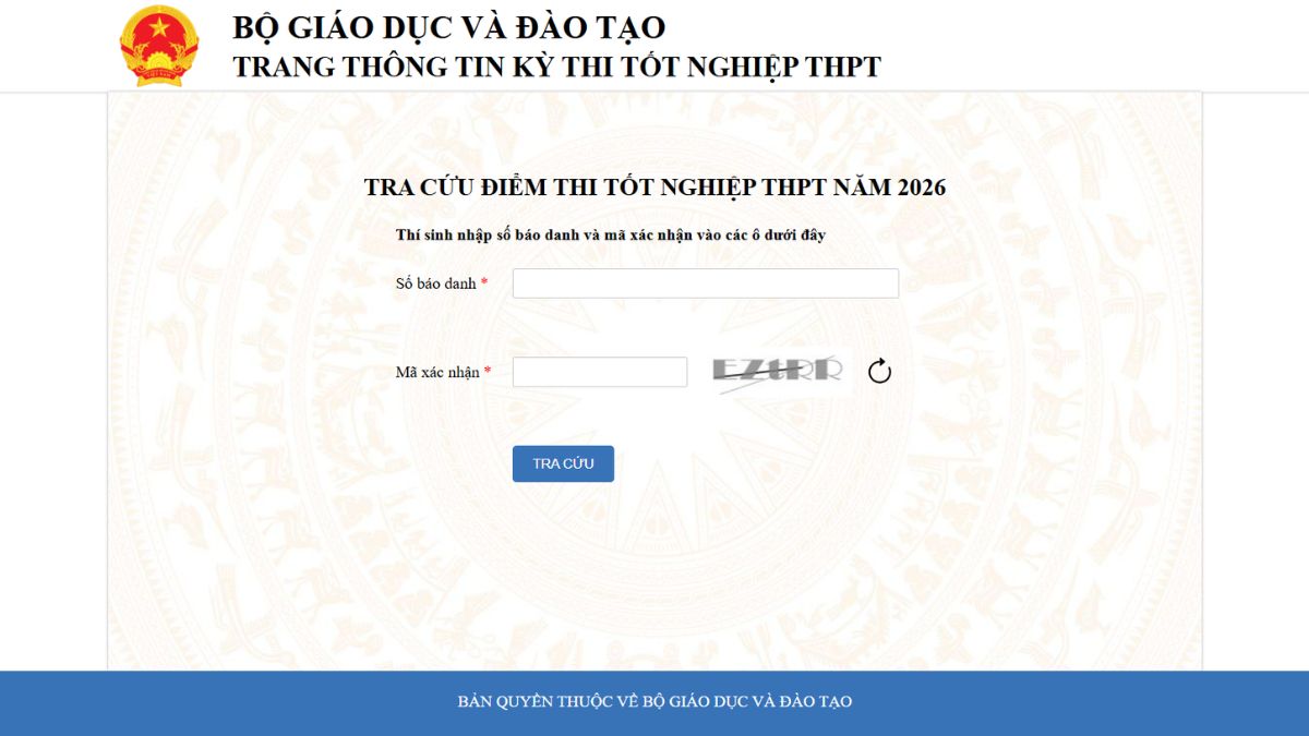 Tra cứu điểm thi THPT tại website sở GD&ĐT Hải Phòng
