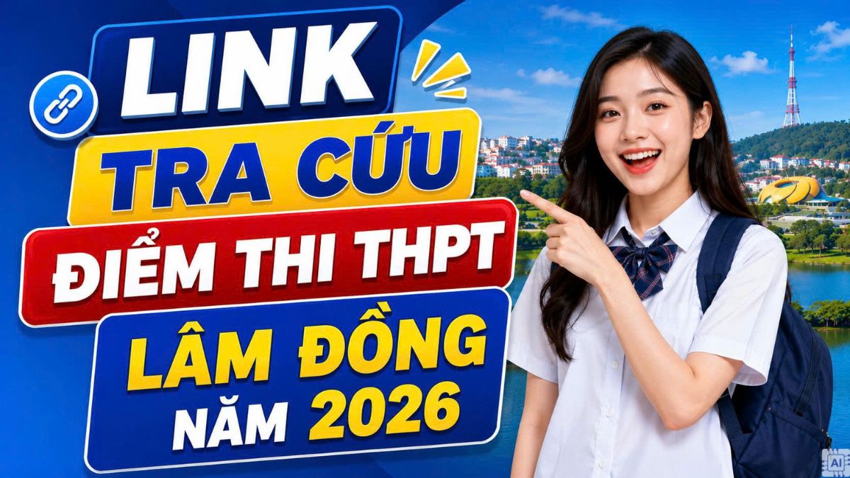 Link tra cứu điểm thi THPT Lâm Đồng năm 2026