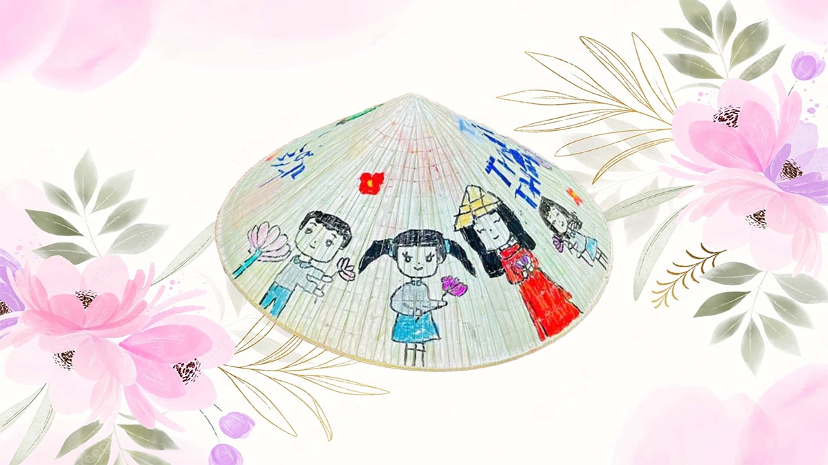 Trang trí nón lá 20/10 tặng cô giáo