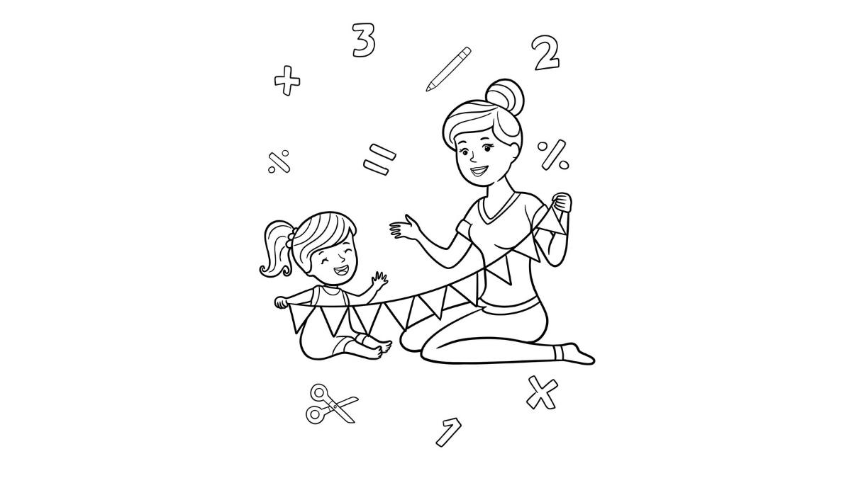 Tranh tô màu tặng cô giáo 20/10