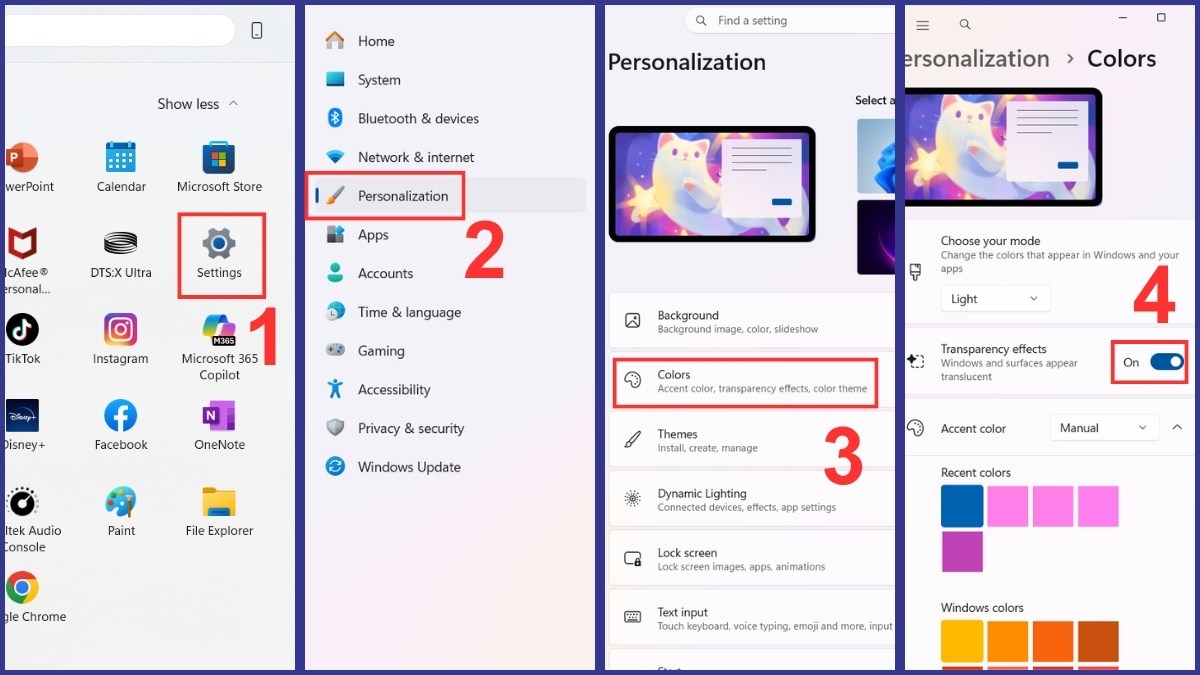 Lỗi Taskbar không trong suốt khi sử dụng phần mềm