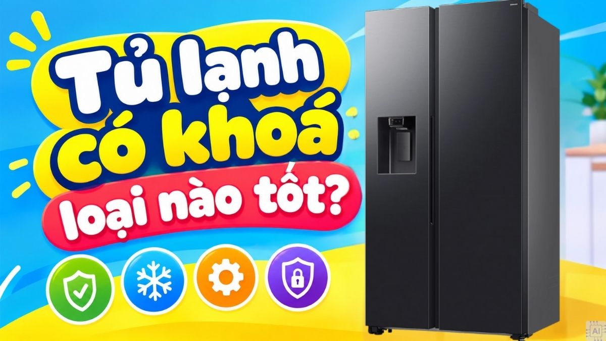 Tủ lạnh có khoá loại nào tốt? Top các dòng đáng mua năm 2026