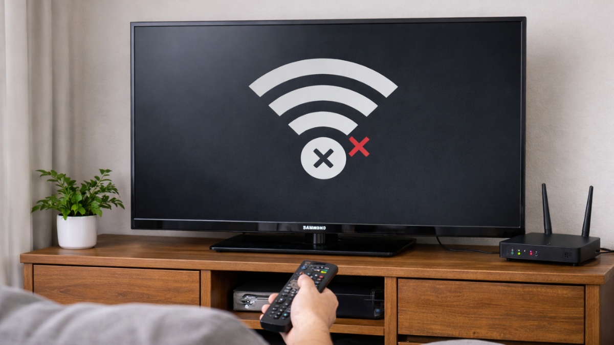 Lỗi TV Samsung không kết nối được WiFi là lỗi gì?
