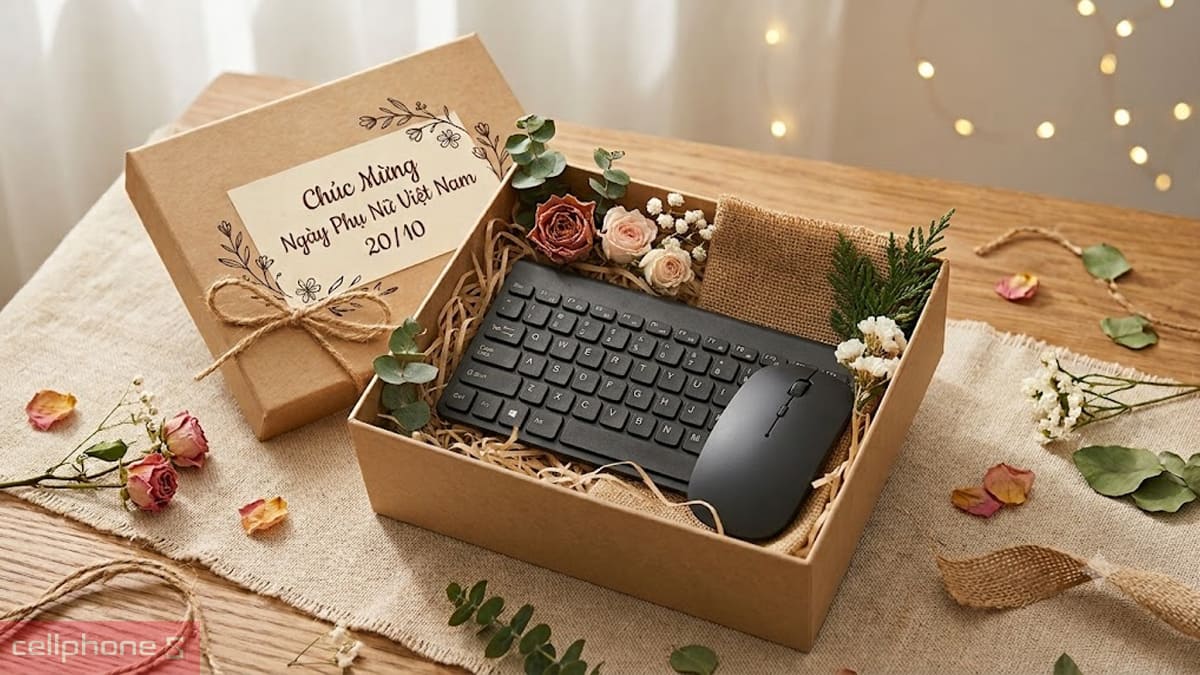Combo chuột, bàn phím làm quà 20/10