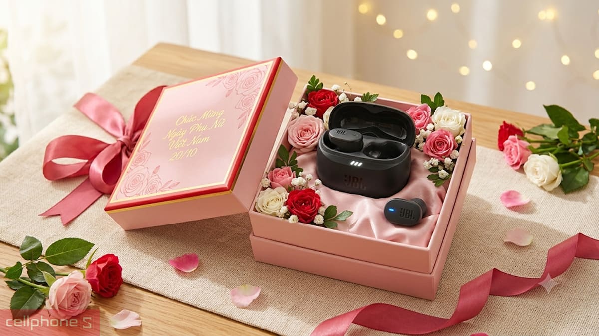Tai nghe true wireless làm quà dịp ưu đãi 20/10