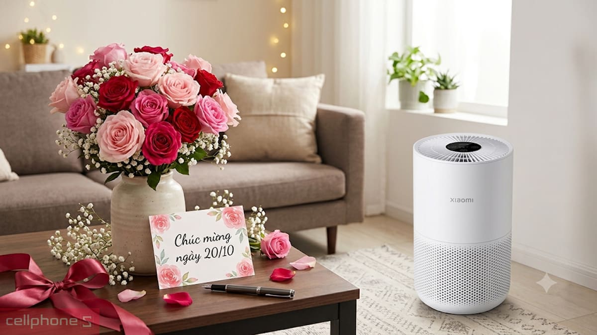 Máy lọc không khí làm quà dịp ưu đãi 20/10