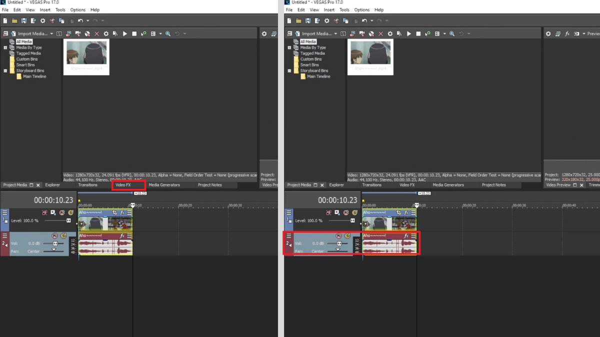 Hướng dẫn chi tiết từng bước sử dụng Vegas Pro