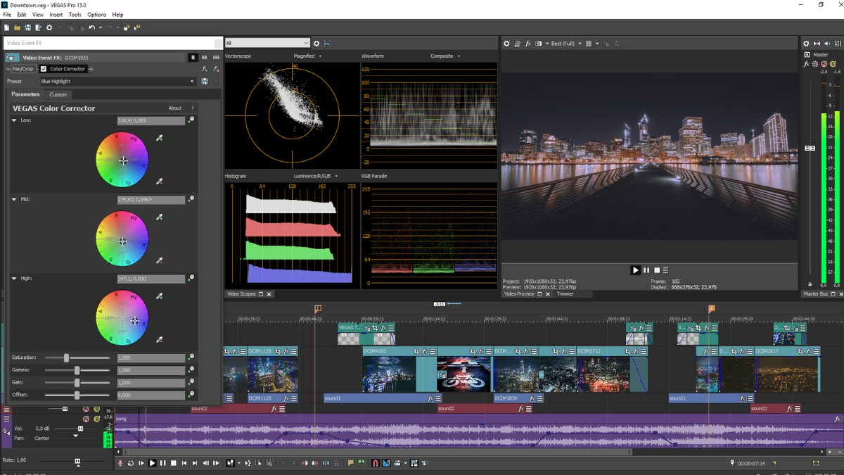 Không cần nhập liệu khi chỉnh sửa video bằng Vegas Pro
