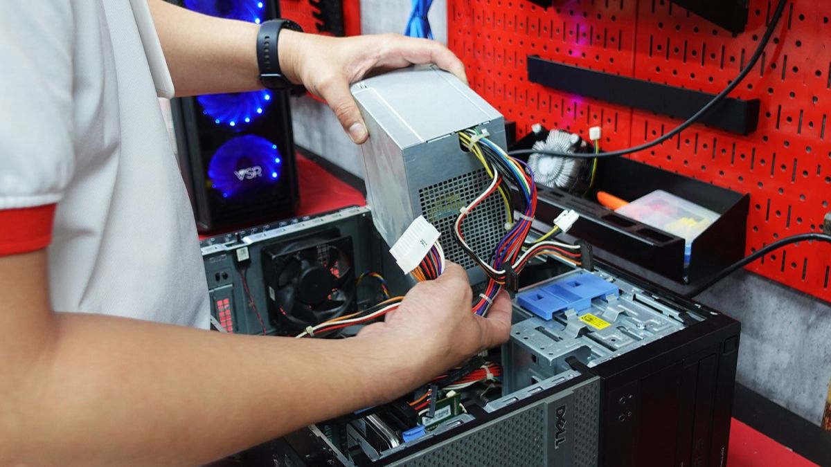 Kiểm tra và thay thử nguồn máy tính