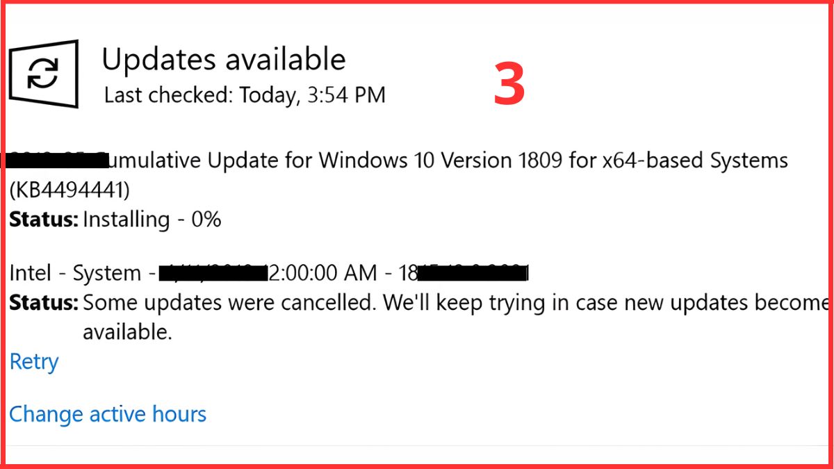 Chạy Windows Update để sửa lỗi hệ thống