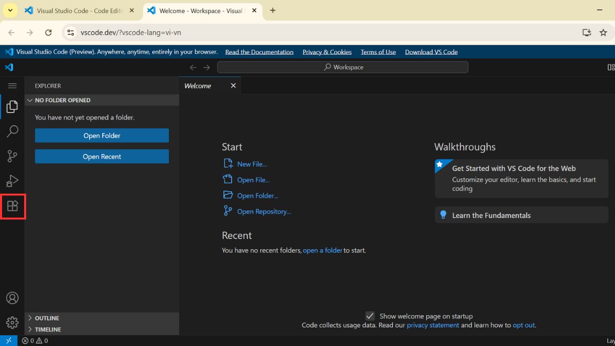 Cách cài đặt và quản lý VSCode Extensions