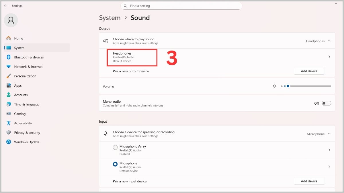 Tắt tính năng Enhance Audio
