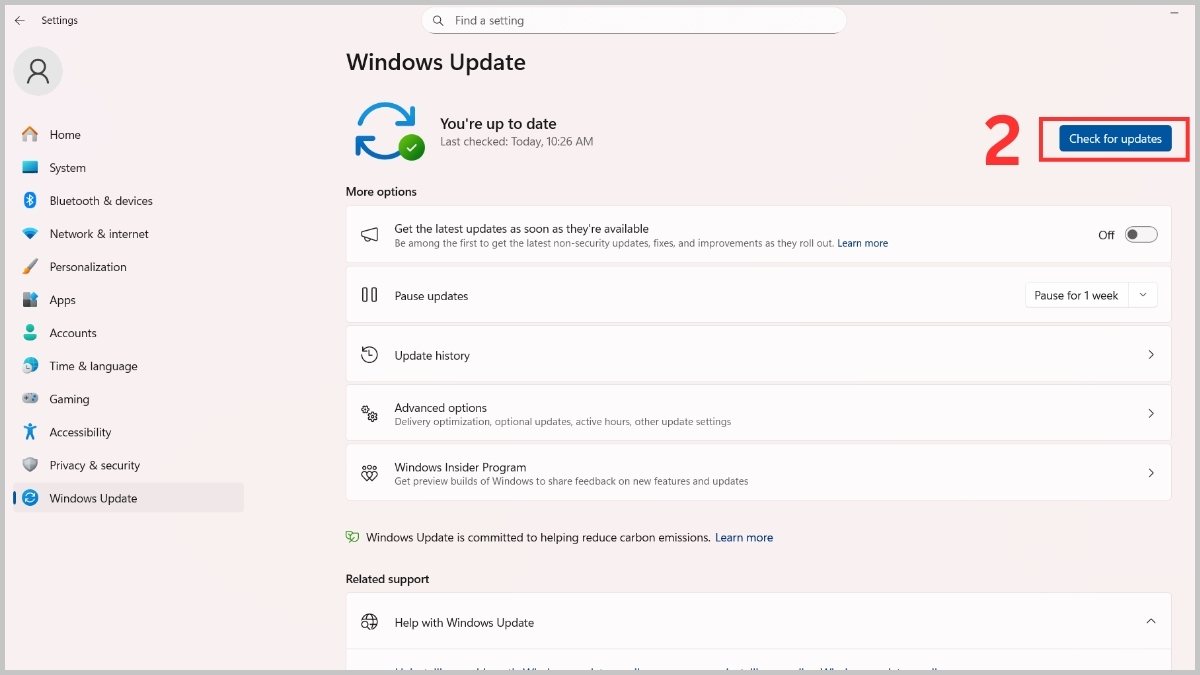 Cập nhật Windows 11