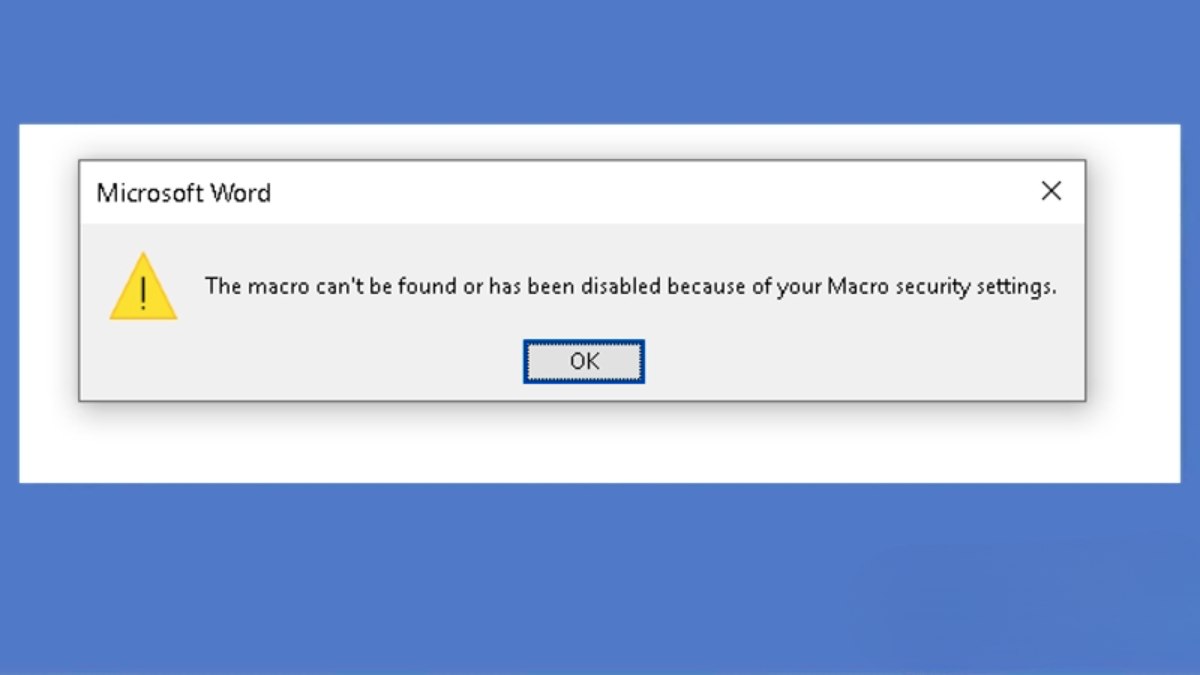 Vấn đề Add-ins hoặc macro